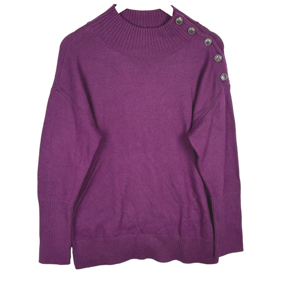 Talbots Sweaters - NWT Talbots Women LongSleeve Mock Neck Sweater Top Sz LP Knit Office Career Cozy